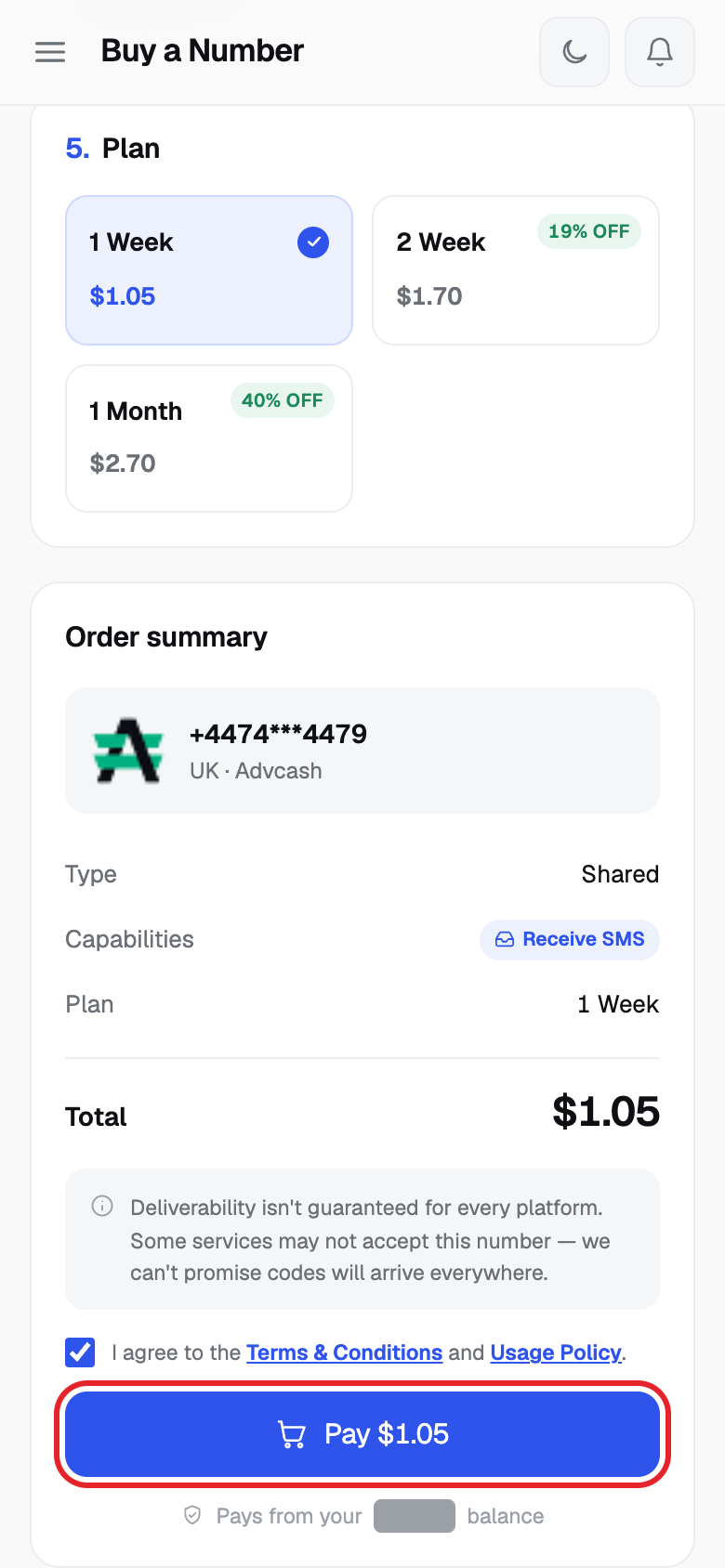Step 14 on a phone