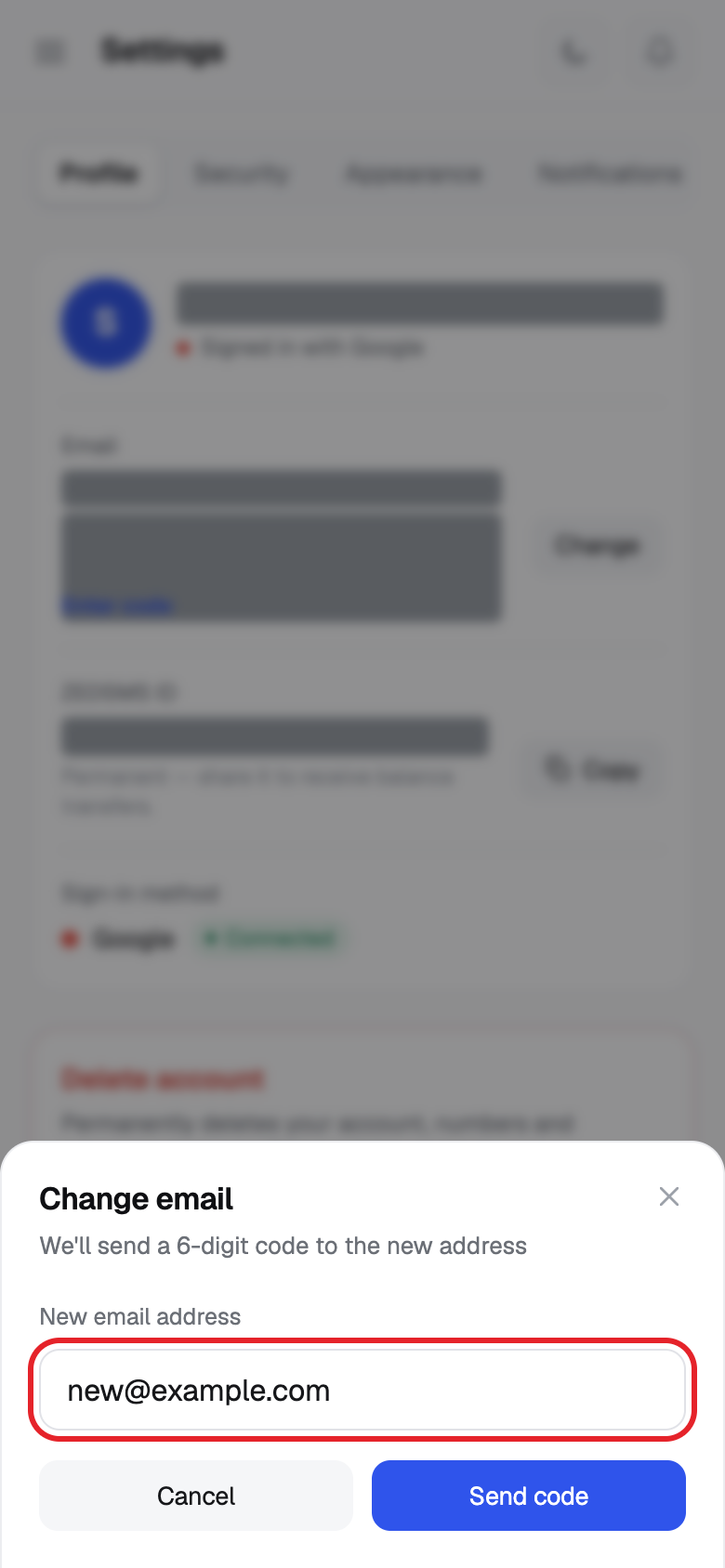 Step 2 on a phone