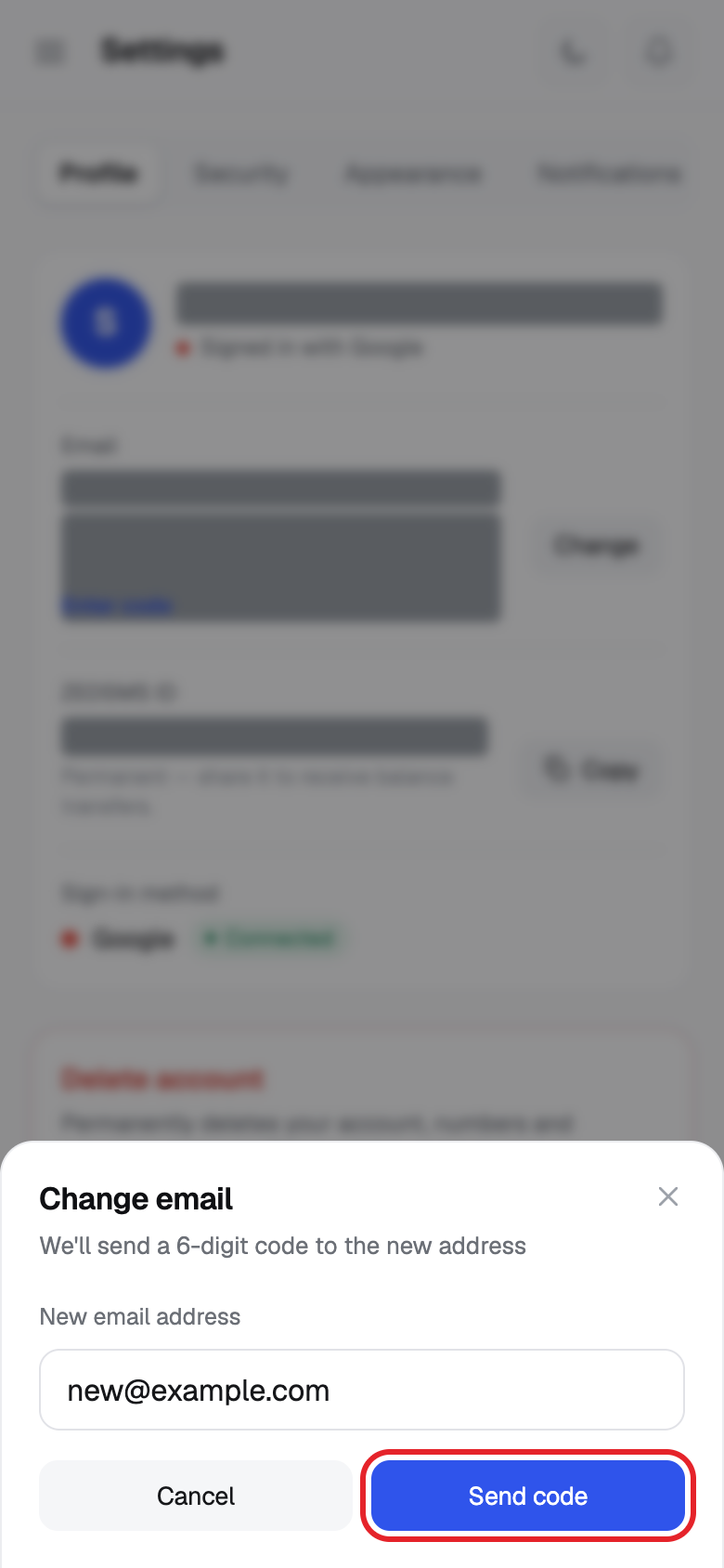 Step 3 on a phone