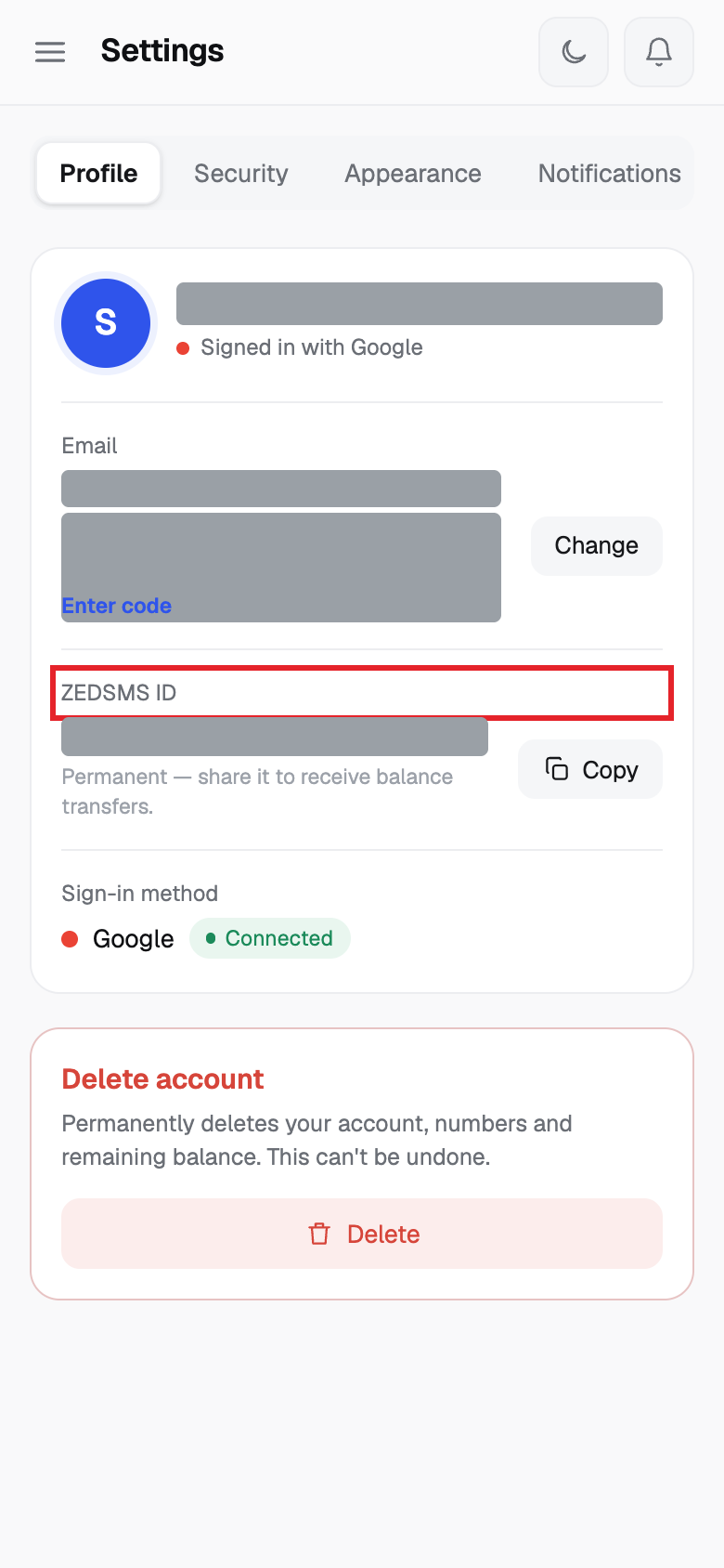 Step 2 on a phone