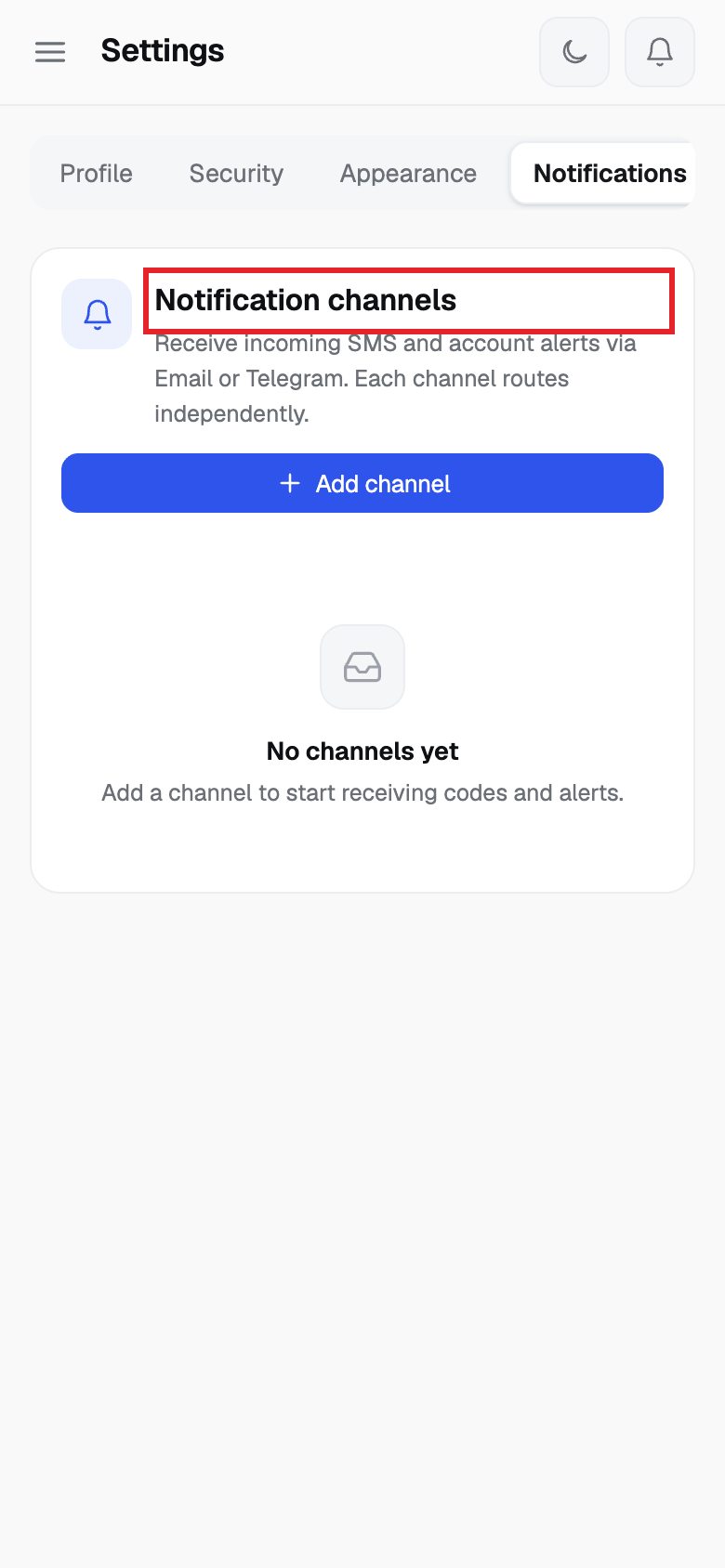Step 1 on a phone